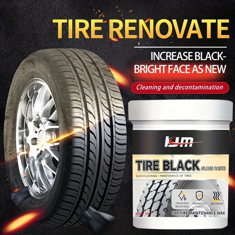 500g Tire Coating Glaze for Car Tires, Increase Brightness, Wax Polish