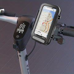 Waterproof Motorcycle Phone Mount with Rain Cover - Motorbike Holder