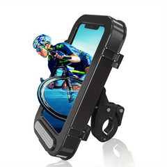 Waterproof Motorcycle Phone Mount with Rain Cover - Motorbike Holder