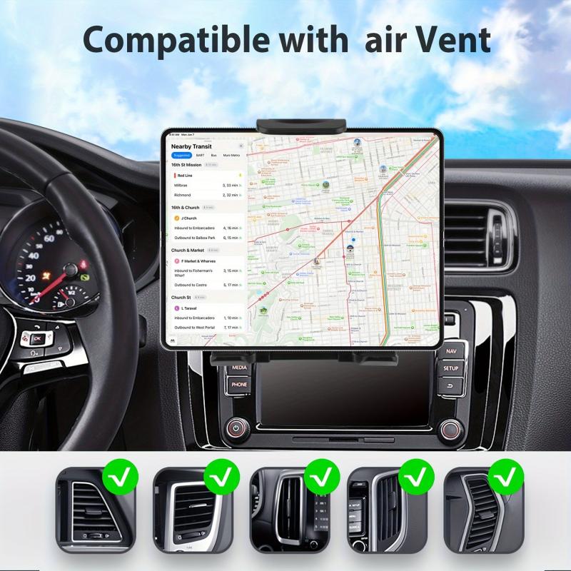 Car Phone Holder Mount Car Air Vent Phone Mount Tablet Holder Car Vent