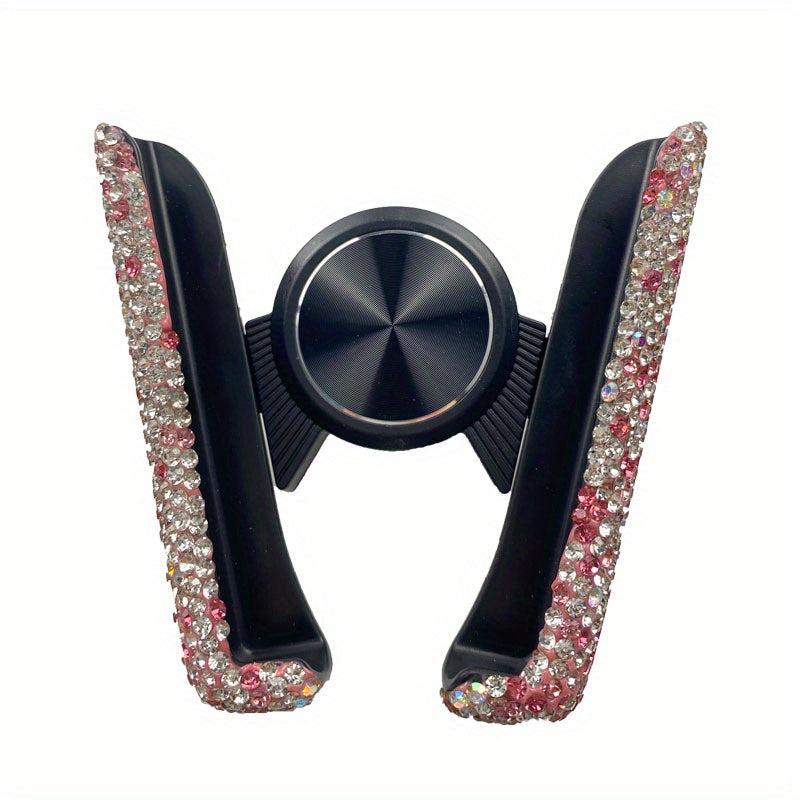 Sparkle and Shine Glitter Crystal Car Phone Holder for Women