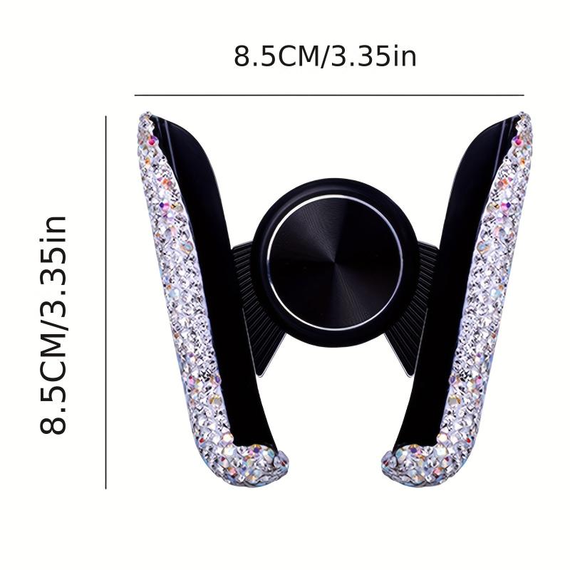 Sparkle and Shine Glitter Crystal Car Phone Holder for Women