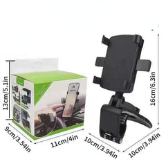 Car Mobile Phone Holder Rotating Dashboard Rearview Mirror Bracket