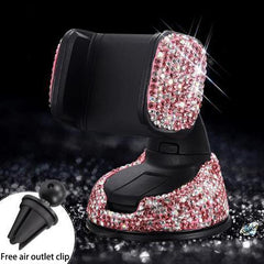 Universal Bling Phone Holder with 360u00b0 Adjustable & Crystal Decoration