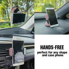 Universal Bling Phone Holder with 360u00b0 Adjustable & Crystal Decoration