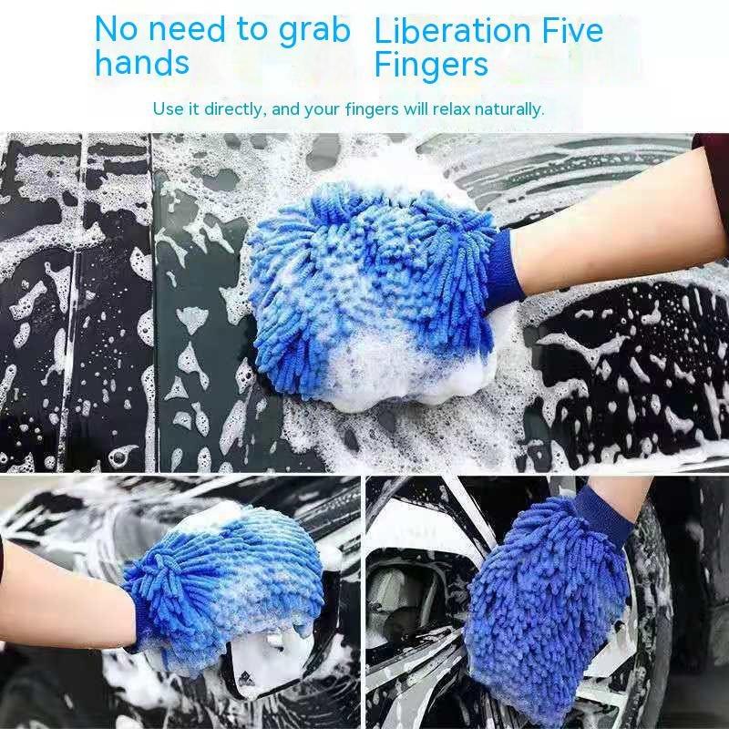 25g Wool Gloves For Glass Cleaning Car Wash Care Tools