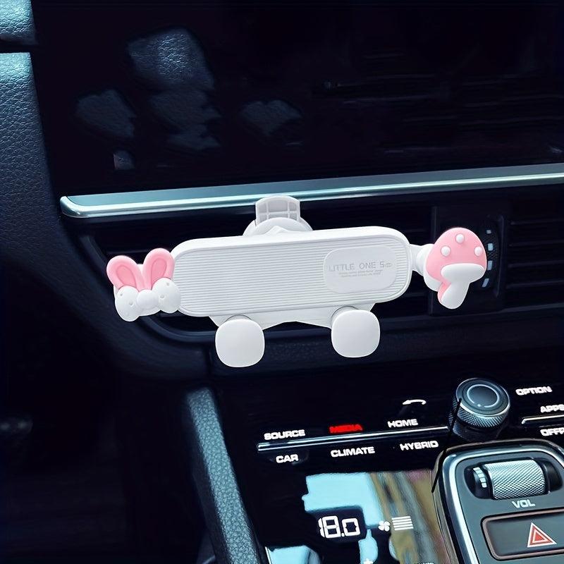 Cartoon Car Phone Holder Air Vent Clip Mount GPS Navigation Stand Rack