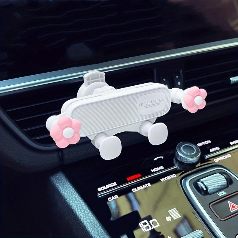 Cartoon Car Phone Holder Air Vent Clip Mount GPS Navigation Stand Rack
