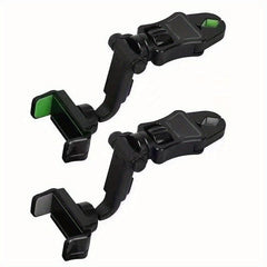 Car Phone Holder Air Vent Clip Rearview Mirror Bracket