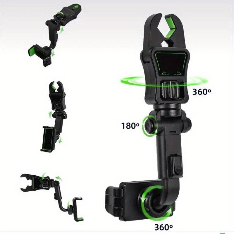 Car Phone Holder Air Vent Clip Rearview Mirror Bracket