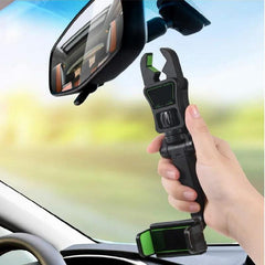 Car Phone Holder Air Vent Clip Rearview Mirror Bracket