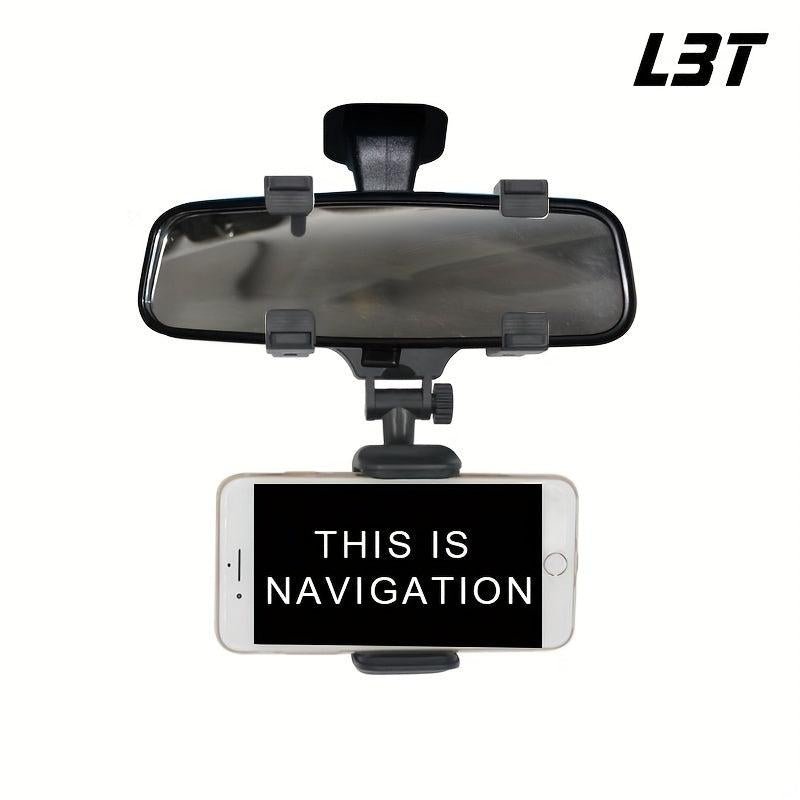 Universal 360 Rearview Mirror Holder for Rotating Car Phone Holder
