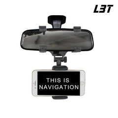Universal 360 Rearview Mirror Holder for Rotating Car Phone Holder