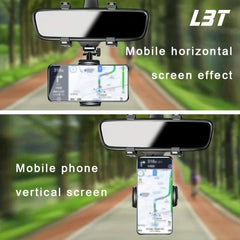 Universal 360 Rearview Mirror Holder for Rotating Car Phone Holder