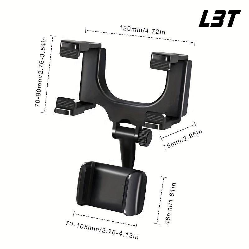 Universal 360 Rearview Mirror Holder for Rotating Car Phone Holder