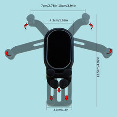 High-end Car Holder for Mobile Phones & Navigation - Gravity Support