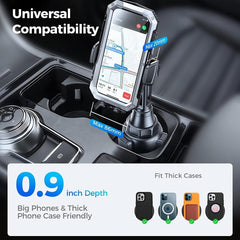 Stable Cup Phone Holder Car Mount Adjustable Pole