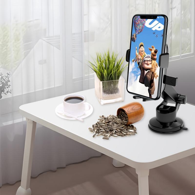 Car Phone Holder 360u00b0 Telescopic Suction Cup Mount