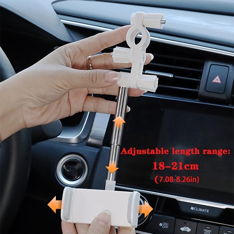 Rotatable Rearview Mirror Phone Holder & Headrest Holder