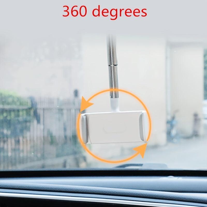 Rotatable Rearview Mirror Phone Holder & Headrest Holder