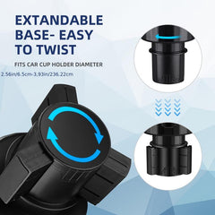 YITUMU Car Cup Holder Large Cup Pad Beverage Holder Adjustable Base