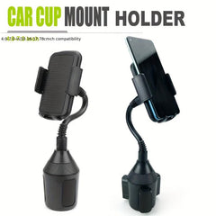 Car Phone Water Cup Holder Center Console Holder For IOS Android Phone