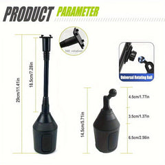 Car Phone Water Cup Holder Center Console Holder For IOS Android Phone