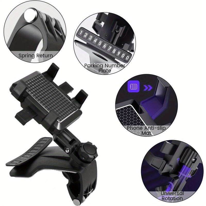 Adjustable Dashboard Car Phone Mount for 10-17 Smart Phone GPS