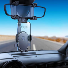 Car Rear Mirror Phone Bracket 360 Rotatable GPS Navigation