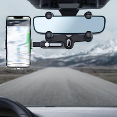 Car Phone Bracket Rearview Mirror Clip Navigation Anti Shake