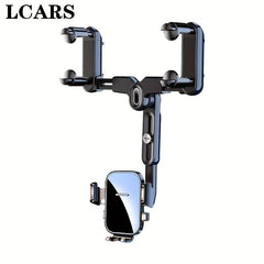 Car Phone Bracket Rearview Mirror Clip Navigation Anti Shake