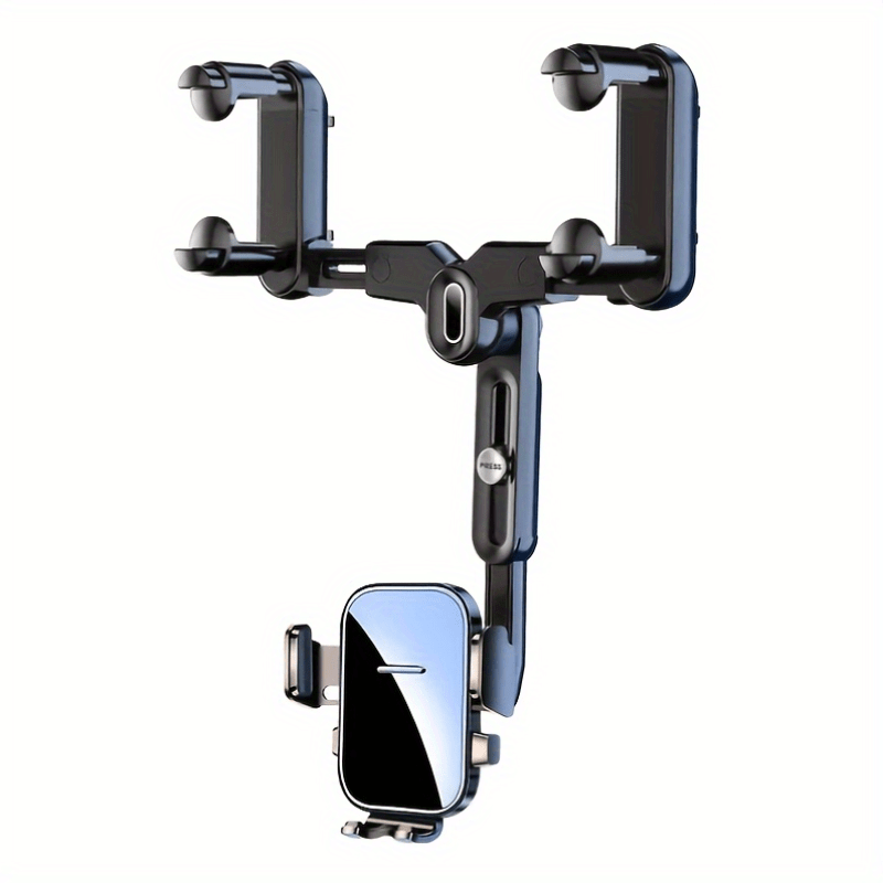Car Phone Bracket Rearview Mirror Clip Navigation Anti Shake