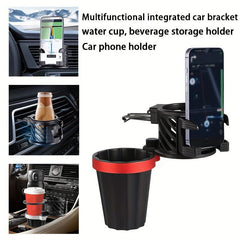 Car Phone Holder Dual Use Adjustable Height Anti Slip GPS Navigation Holder