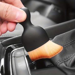 Soft Brush & Shell Car Crevice Dust Removal Tool