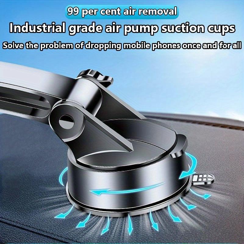 Car Phone Holder Mount Military Suction & Sturdy Base 3 In 1 Universal Phone