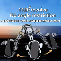 Car Phone Holder Mount Military Suction & Sturdy Base 3 In 1 Universal Phone