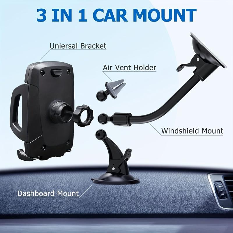 3 in 1 Phone Stand Car Air Outlet Navigation Holder
