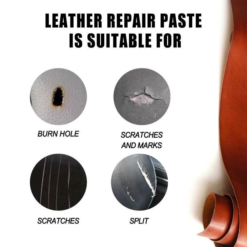 Leather Repair Cream Car Seat Scratch Sofa Damage Refurbishment Cream
