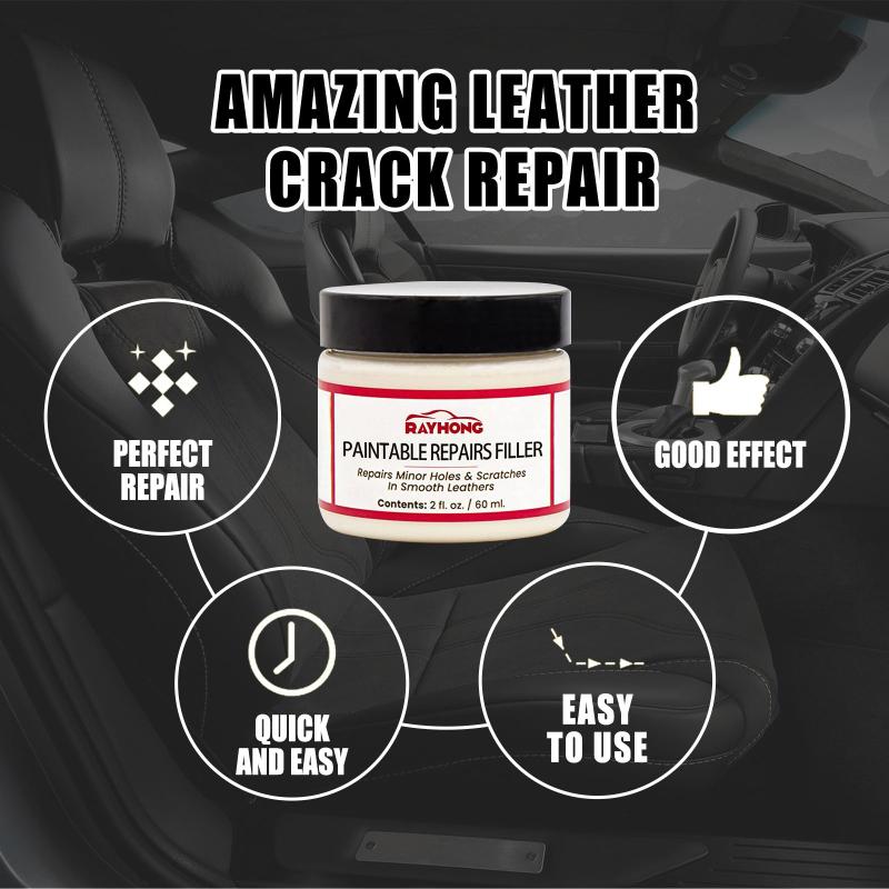 Leather Repair Cream Car Seat Scratch Sofa Damage Refurbishment Cream