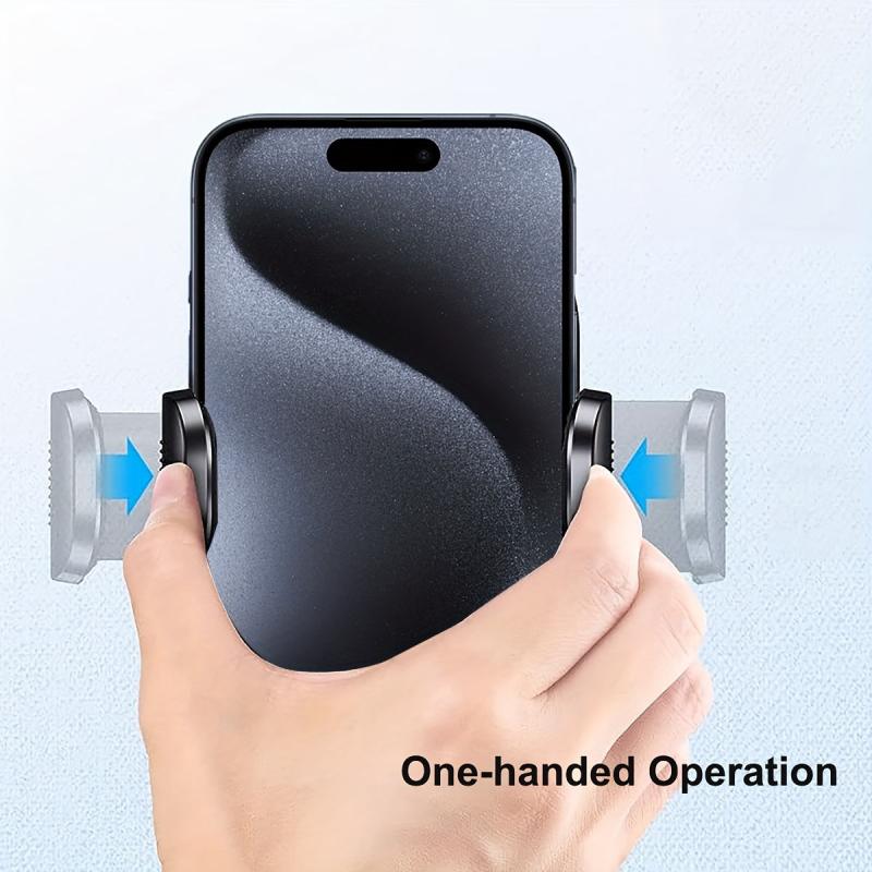 Car Phone Holder 3 Point Support With Extended Clamp Cradles