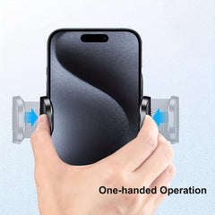 Car Phone Holder 3 Point Support With Extended Clamp Cradles