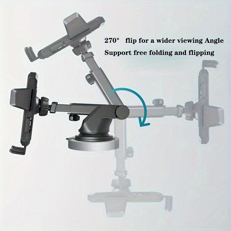 Car Telescopic Long Rod Bracket Suction Cup Phone Holder