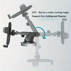 Car Telescopic Long Rod Bracket Suction Cup Phone Holder