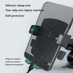 Car Telescopic Long Rod Bracket Suction Cup Phone Holder
