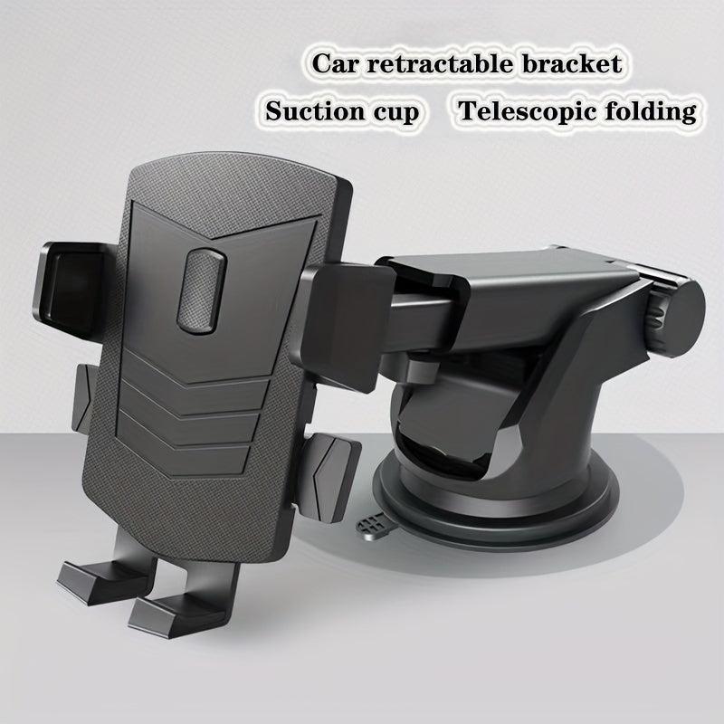 Car Telescopic Long Rod Bracket Suction Cup Phone Holder