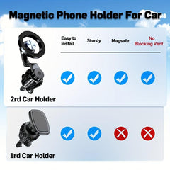 MagSafe Car Mount for iPhone HandsFree Air Vent Holder