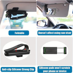 Universal Car Sun Shield Mobile Phone Holder 360 Navigation Rack