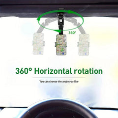 Universal Car Sun Shield Mobile Phone Holder 360 Navigation Rack