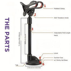 Car Phone Holder Windshield Suction Cup Navigation Bracket