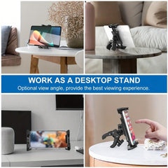 Exercise Bike Tablet Stand 360 Rotation Adjustable Phone Mount